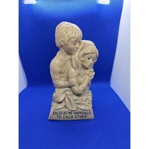 Vintage W&R Berries Co's Figurine I'm Glad‎ We Happened To Each Other 1971 USA
